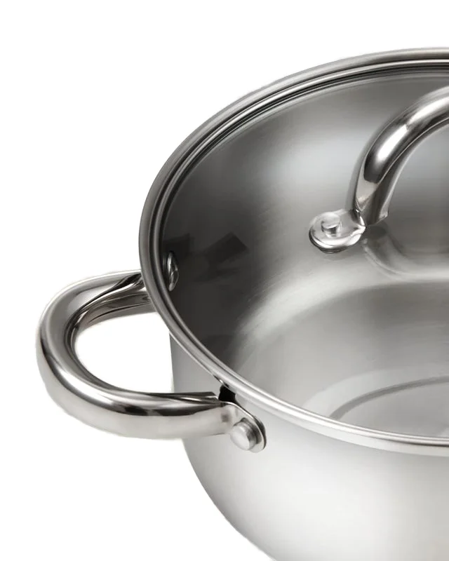 Hot Selling Stock Pot Stainless Steel Large Capacity Cooking Pots Soup Pots Non Stick Steamer with Induction Bottom