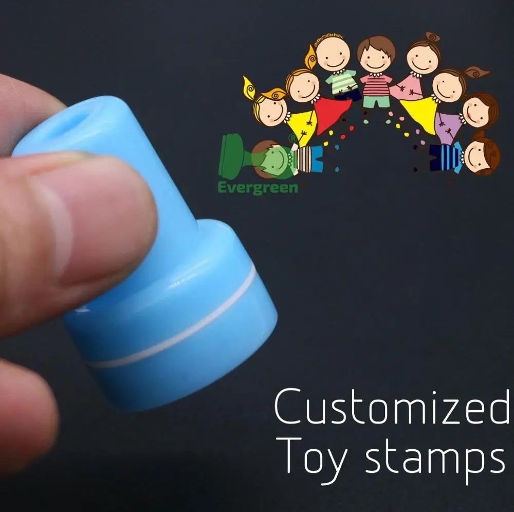 Customizable cartoon toy stamps for kids with many cute designs