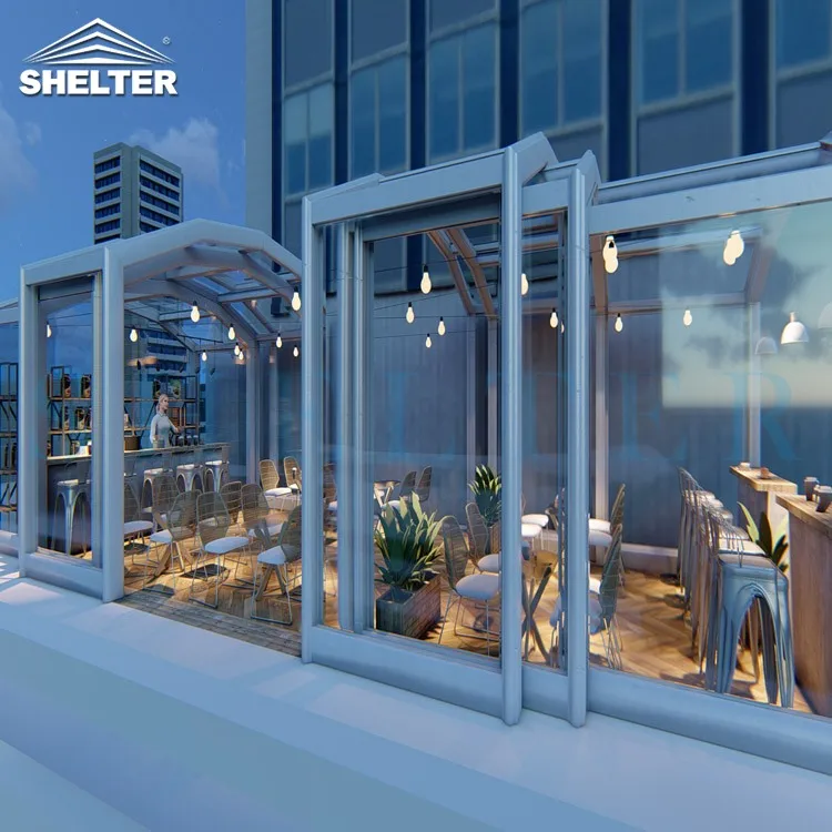 Luxury And Beautiful Glass Greenhouse Cheap Conservatory Living Room