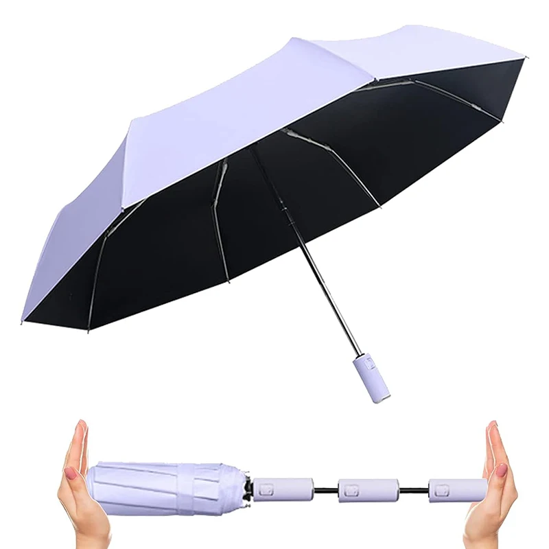 Paraplui Windproof 3 Fold Travel Automatic Umbrella Easel Strong Wind Umbrella With Logo For The Rain