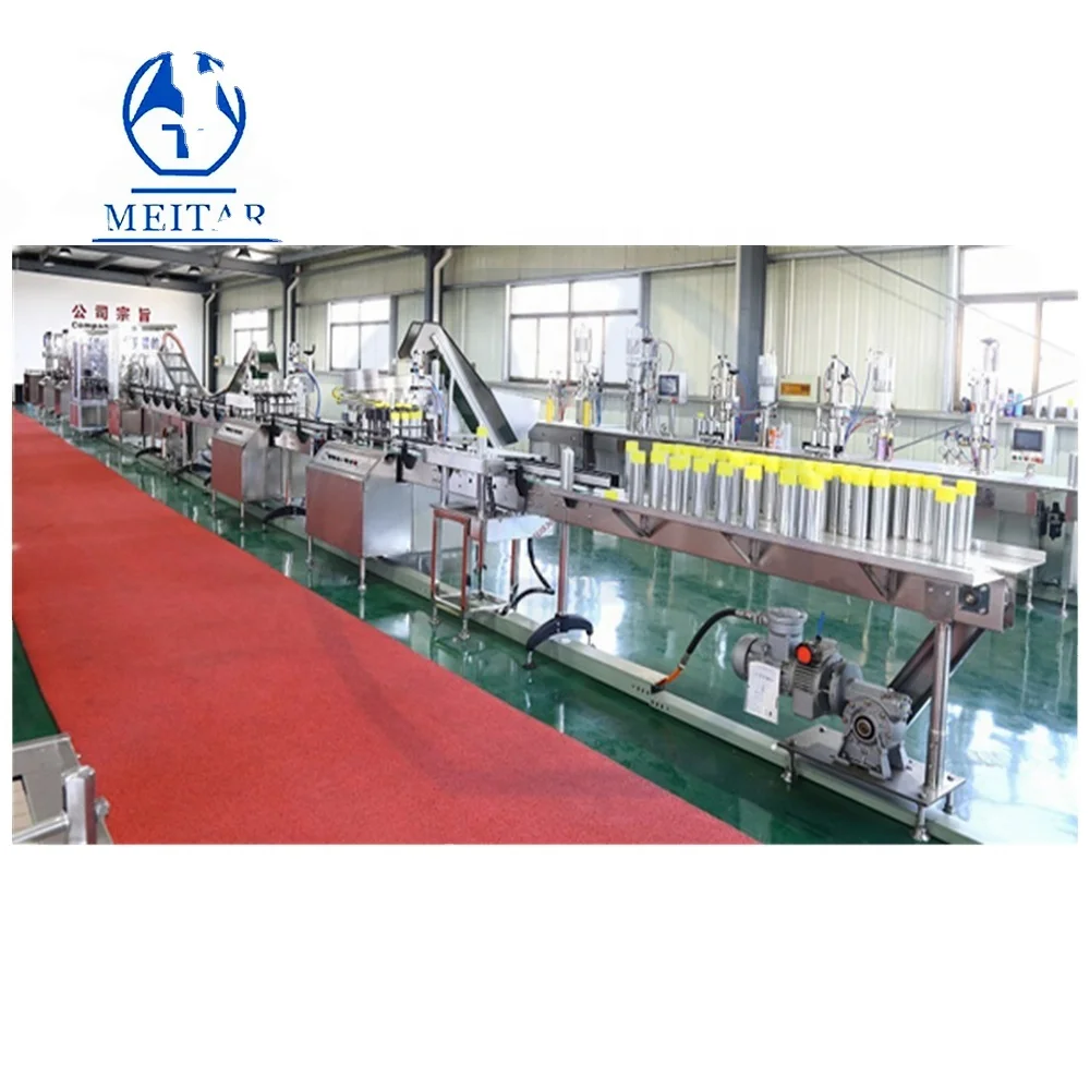 Automatic Aerosol Gas Filling Machine With Spray Cans , Butane Filling Machine Aerosols Deodorizer Filling Machine