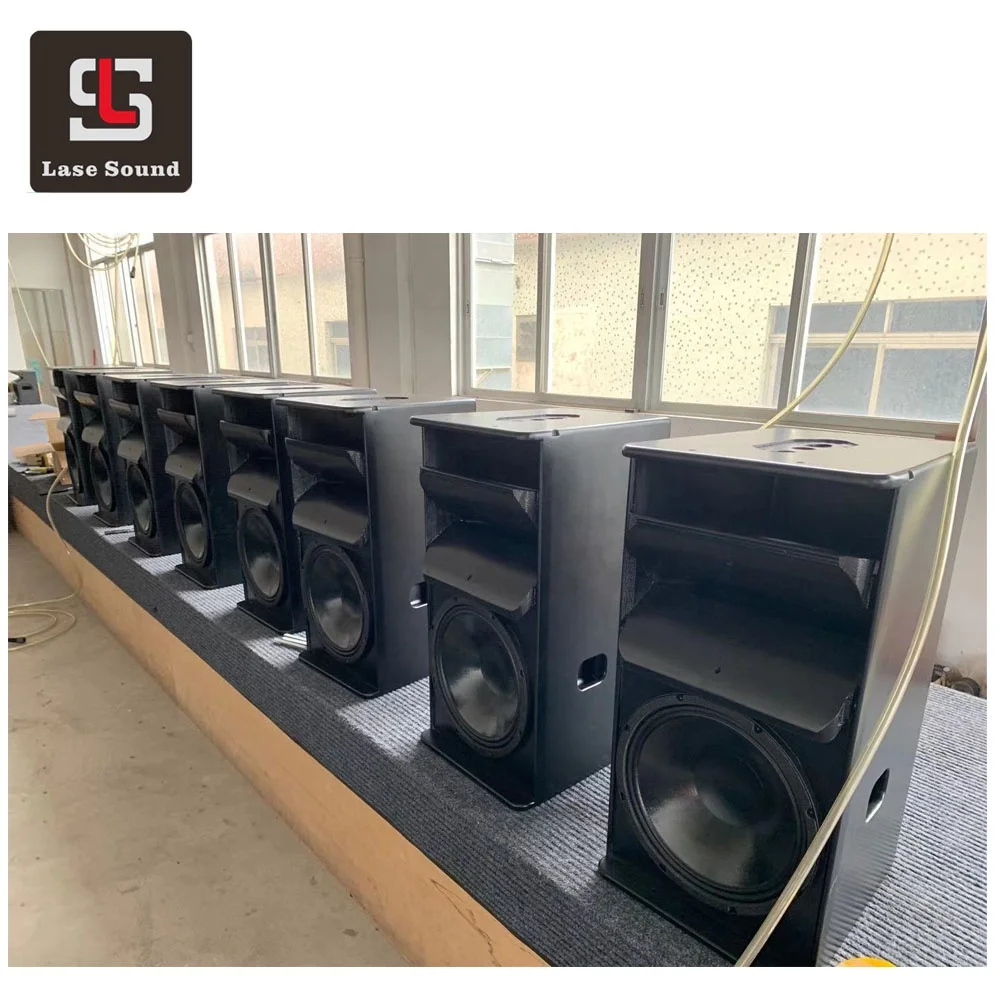 12-Inch Lase sound Audio Church Line Array Speaker professional pa System Powerful 1000W Active Outdoor Use Wooden Material