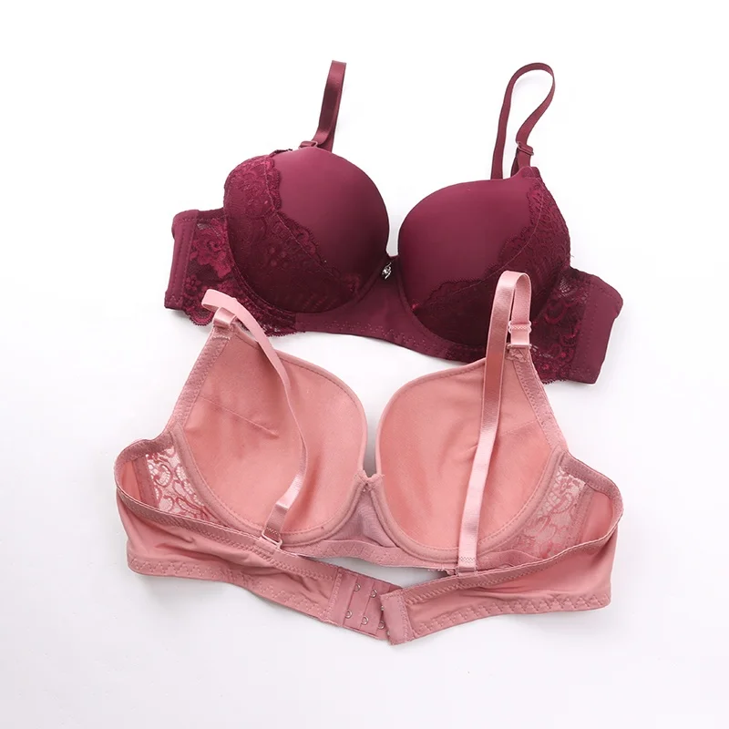 Plus Size Womens Bra C Cup Lace Sexy Thin Cup Bra With Steel Ring Full Cup For Women