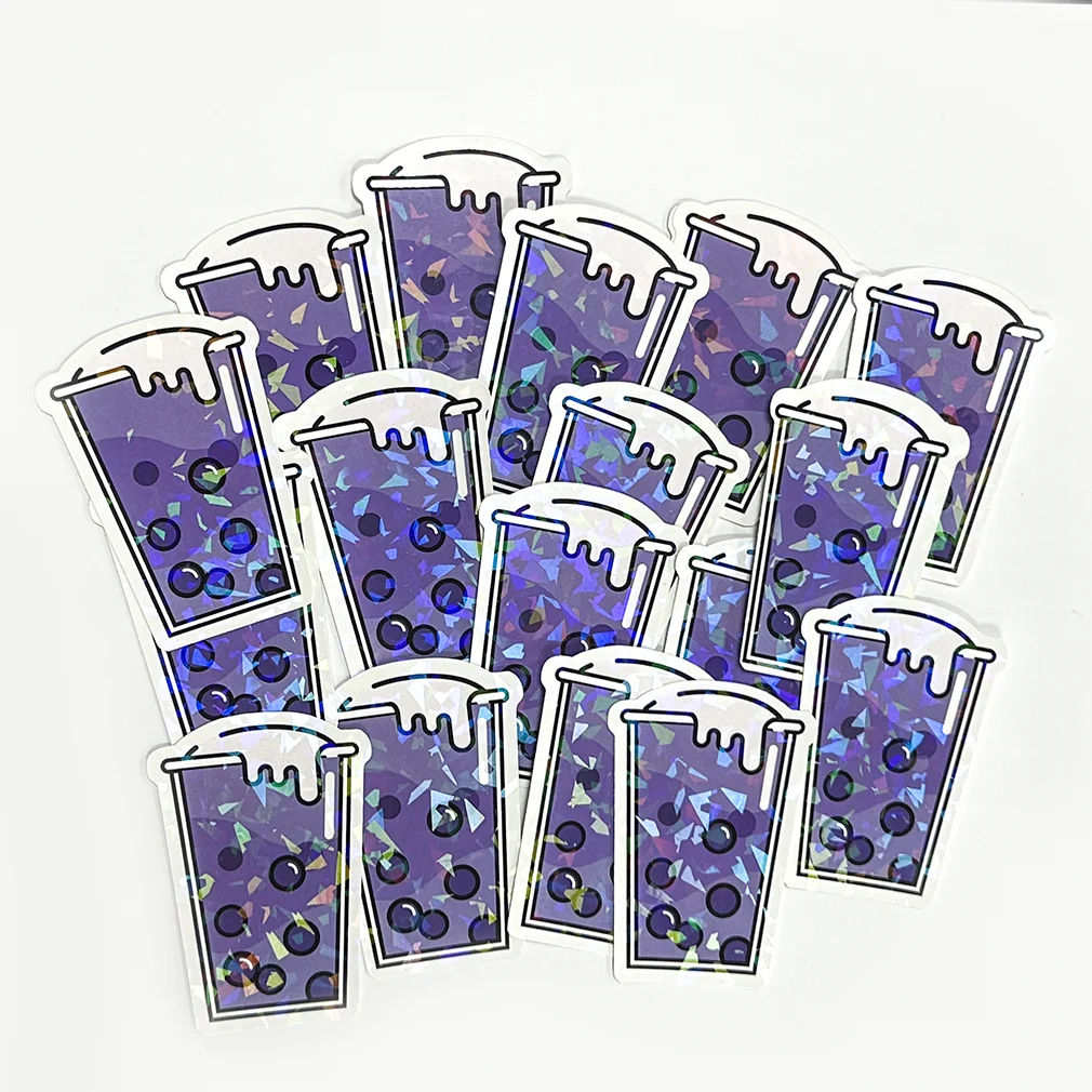 Custom Die-Cut Self-Adhesive Waterproof Vinyl Sticker Kiss-Cut Mark Packaging Label for Products