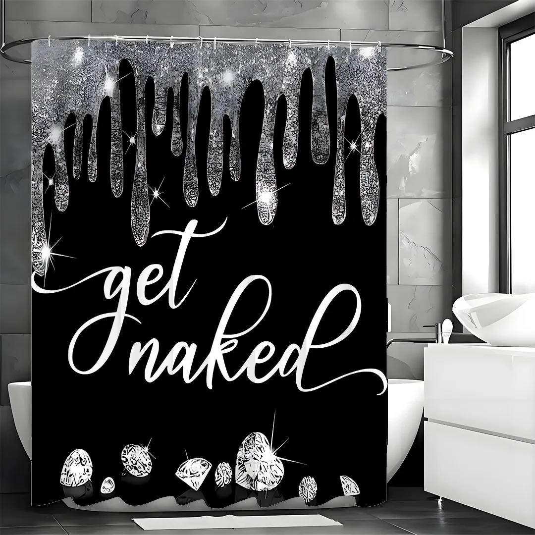 Изготовленная на заказ Толстая мини-листовая дизайнерская Водонепроницаемая Складная занавеска для ванной комнаты с крючками