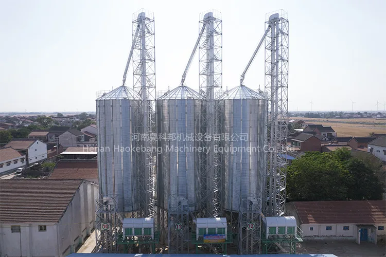 100 m3 Steel Storage Grain Bins Barley Maize Seed Grain Storage Feed Silo 500ton for Sale
