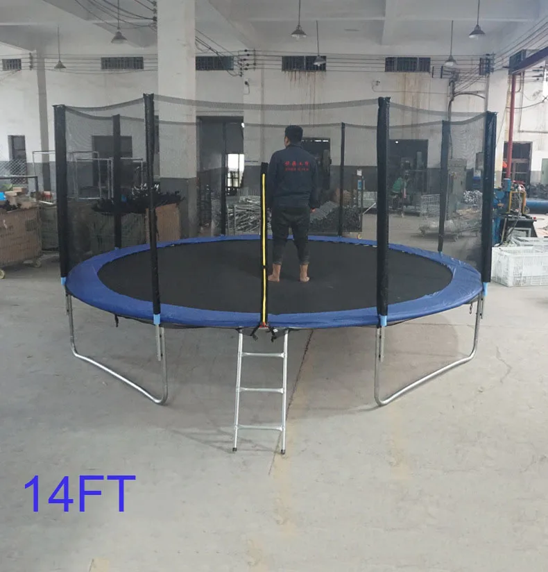 Factory Price 5FT Indoor Trampoline Outdoor Play for Kids Trampoline with Enclosure Net Easy to Assemble Recreational Trampoline