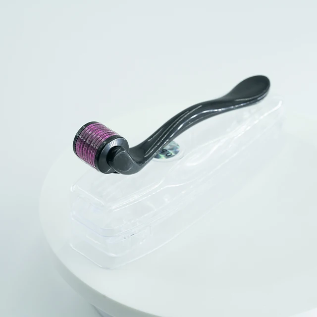 540 Needles Derma Roller for Beard Hair Growth Microneedling Roller for Face Body Scalp Skin Care