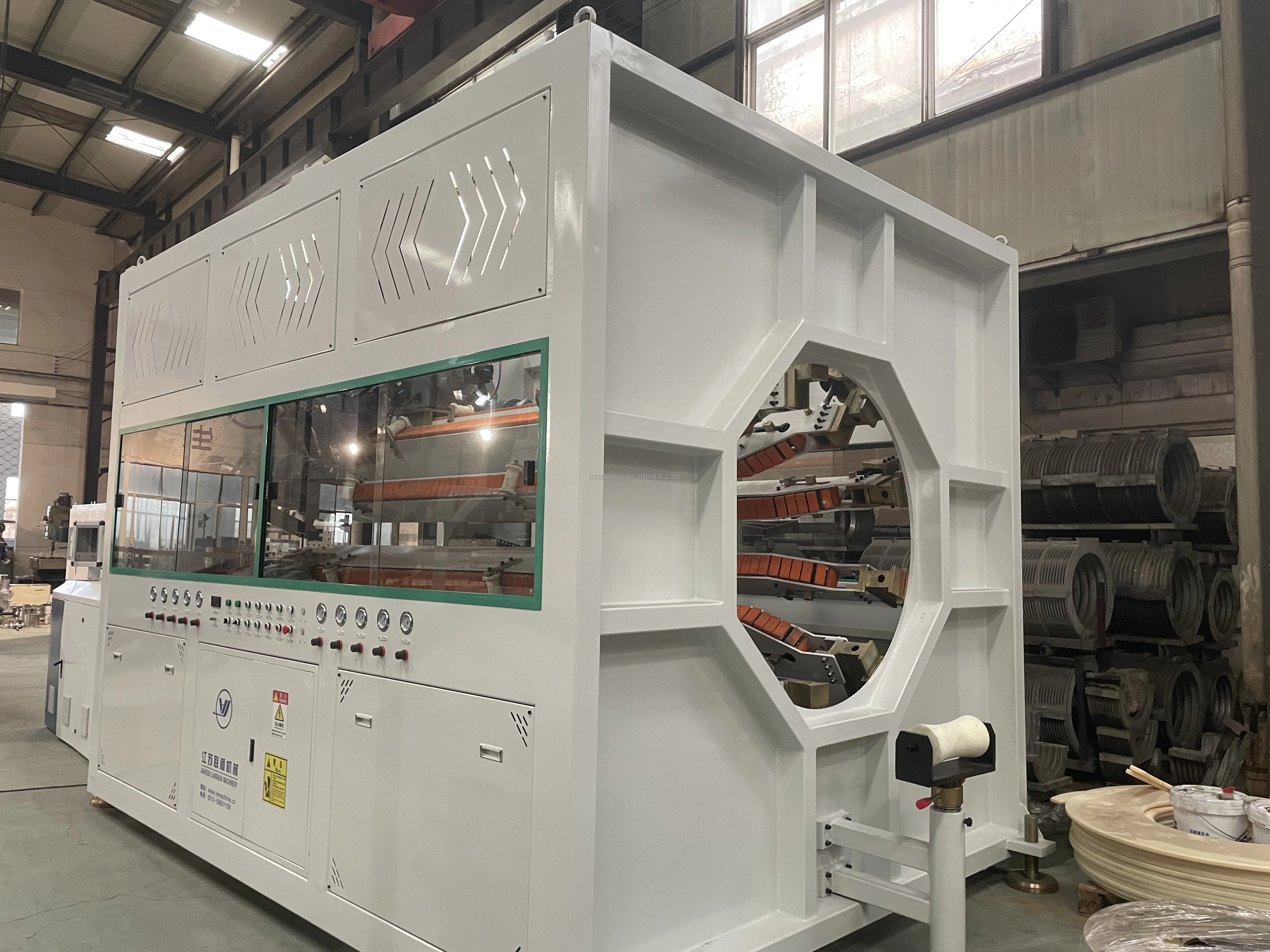 Hot sale 160-450mm HDPE pipe extruders PE irrigation pipe making machine