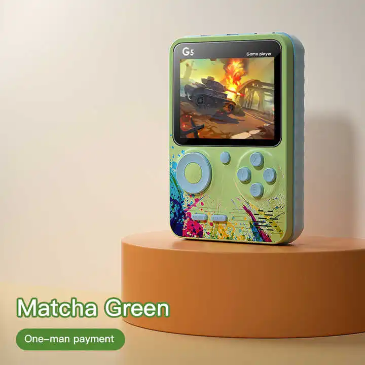 ELVEN-Games G5 Handheld Game Player 500 in 1 Classic Game Consoles Color Screen Retro With 3.0 inch Screen