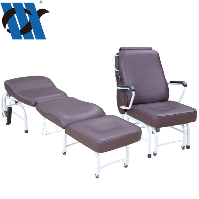 BDEC107 роскошный Медицинский стул для сопутствующих, складной стул для сопровождения, стул для сопутствующих