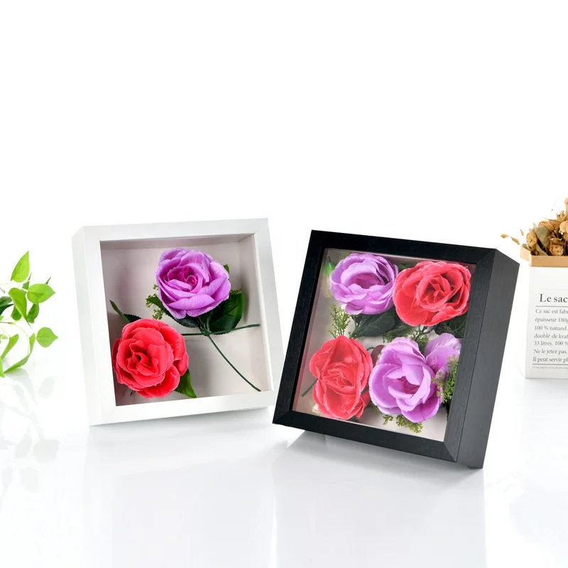 Customized 4x6 5x7 6x8 8x10 inch Wall Hanging Tabletop Wooden MDF 9cm Deep 3D Shadow Box