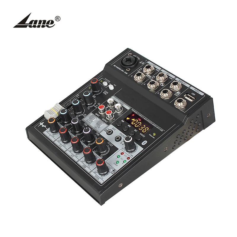 LANE TG502 профессиональный аудио dj микшер звуковой системы контроллер с эффектами