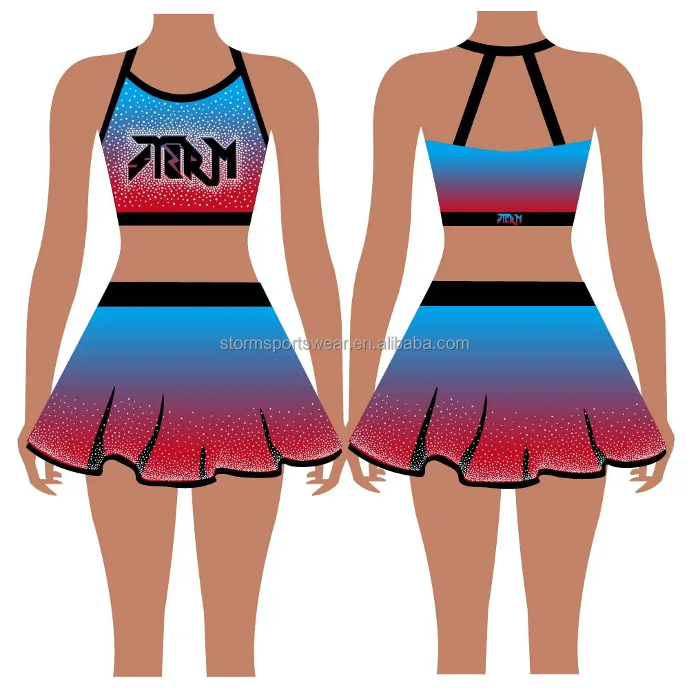 OEM Australia yellow cheer rhinestones costumes cheap sparkle hot sexy yellow Cheerleading Uniforms for team