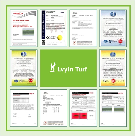 Lvyin Turf landscape fast drain roof premium residential green artificial grass synthetic lawn