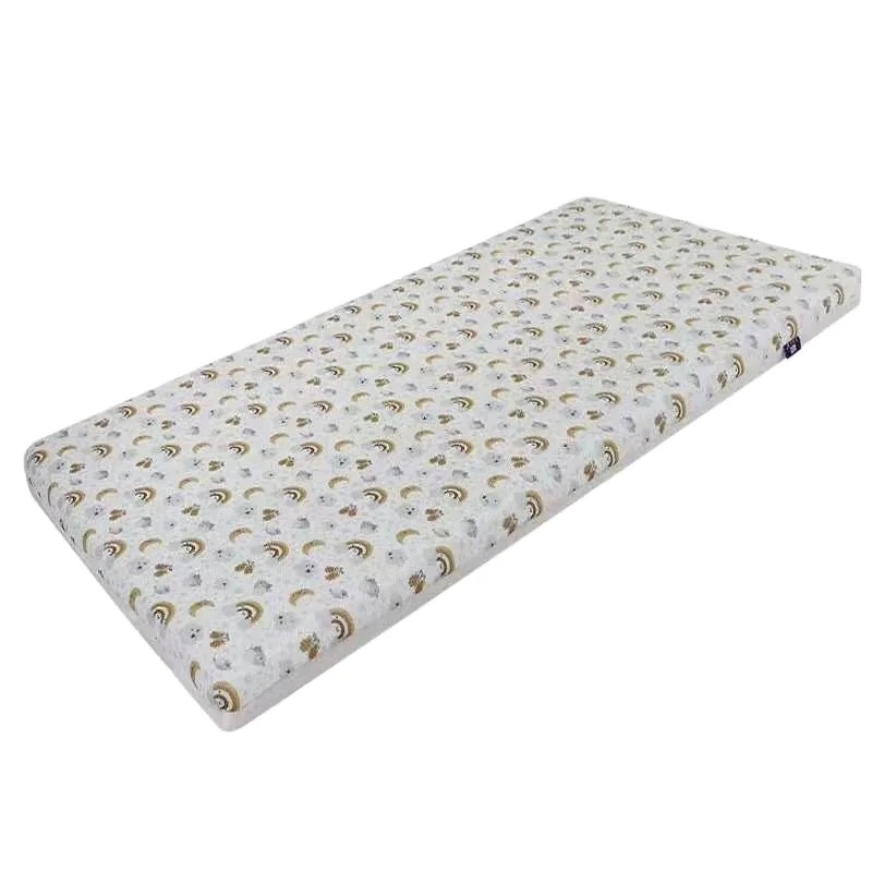 3d High Polymer Poe Washable Non-formaldehyde Baby Crib Sleeping Mattress With Free Flame - Resistant Cover Bed Mattress
