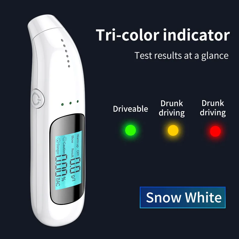 Usb Rechargeable Handheld Breath Digital Alcohol Tester Alcohol Breathalyzer Breath LCD Tester Alcohol Tester