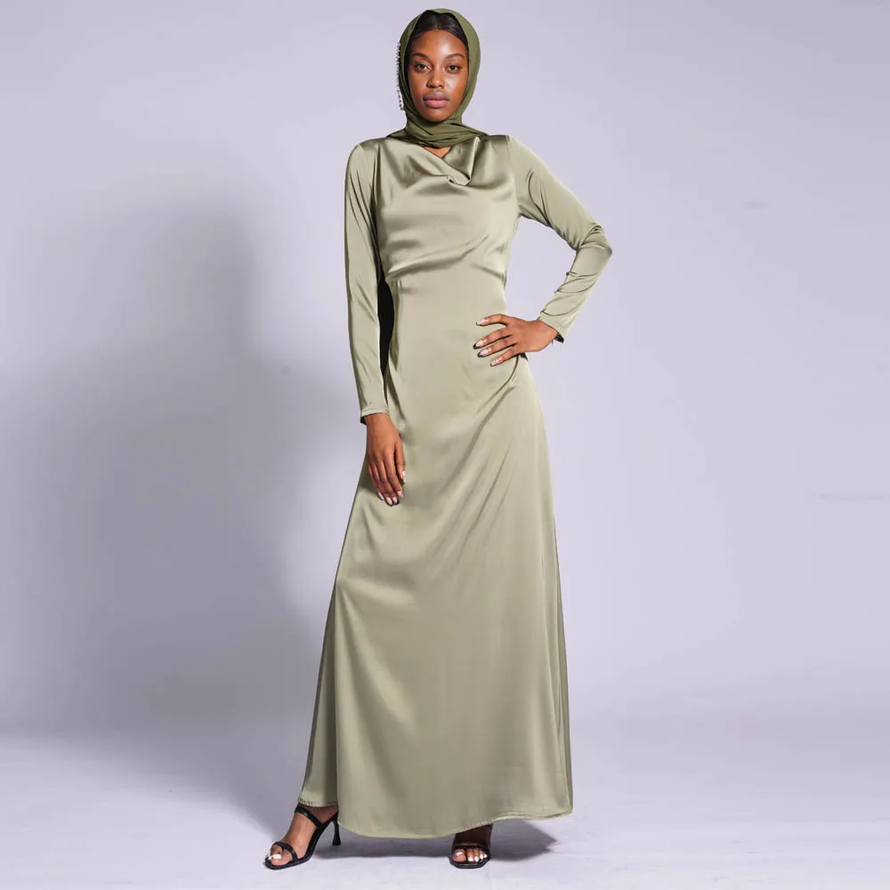 New Fashion Modern Ethnic Clothing Muslim Women Abaya Maxi Dress Kaftan Islamic Clothes Dubai Ramadan Evening Long Gown