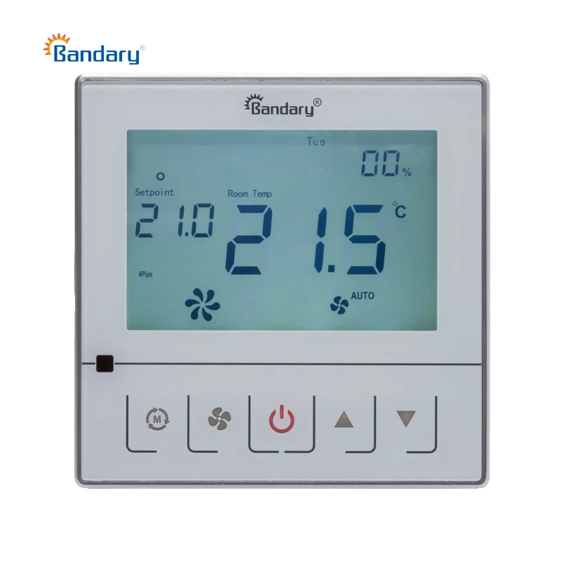 Цифровой беспроводной Wi-Fi умный термостат для вентилятора переменного тока Bandary/термостат кондиционера работает с Amazon Alexa и Google Home