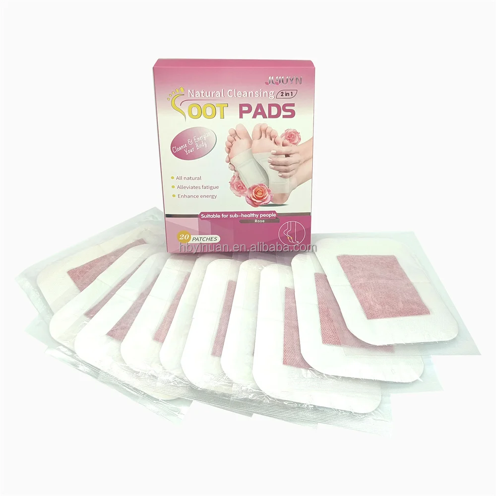 Problem Solving Products Custom Deep Cleansing Foot Pads Health Care Products Foot massage Pad 2 In 1 Bamboo Detox Foot Patch