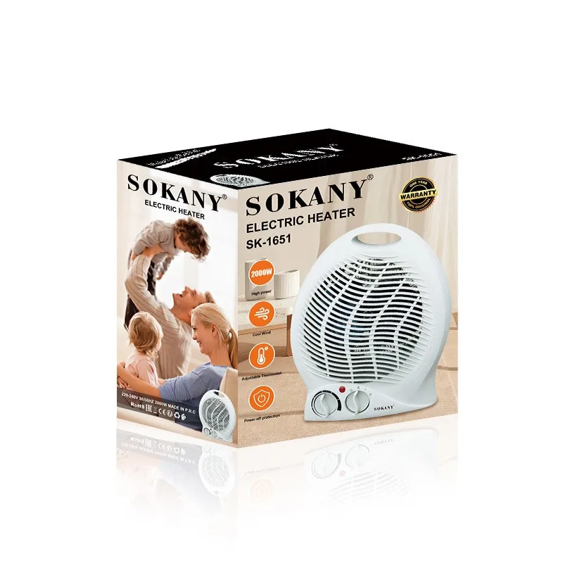 portable plug in electric home office  mini small vertical heater fan
