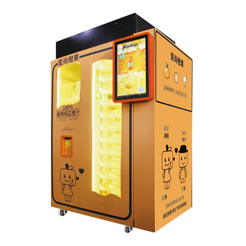 Fruit Commercial Food Shop Orange Juice Making Vending Machine