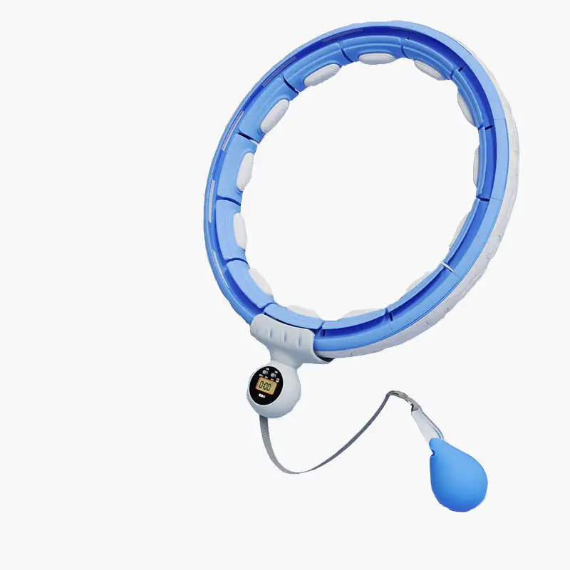 Smart Fitness weight exercise Anti-skid Hula Detachable Hoop Ring Smart Counting Hula Circle Hoops With Exercise Ball