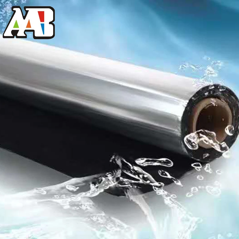
Manufacturer Bituminous self adhesive aluminum foil roofing spot APP/SBS 3mm 4mm roof waterproofing membrane 