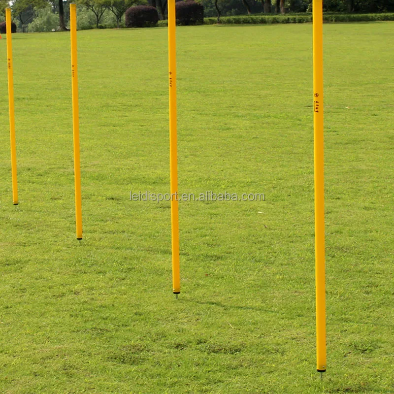 wholesale Plastic Slalom Pole Agility Training Soccer Football Athletic Sports Equipment 33mm