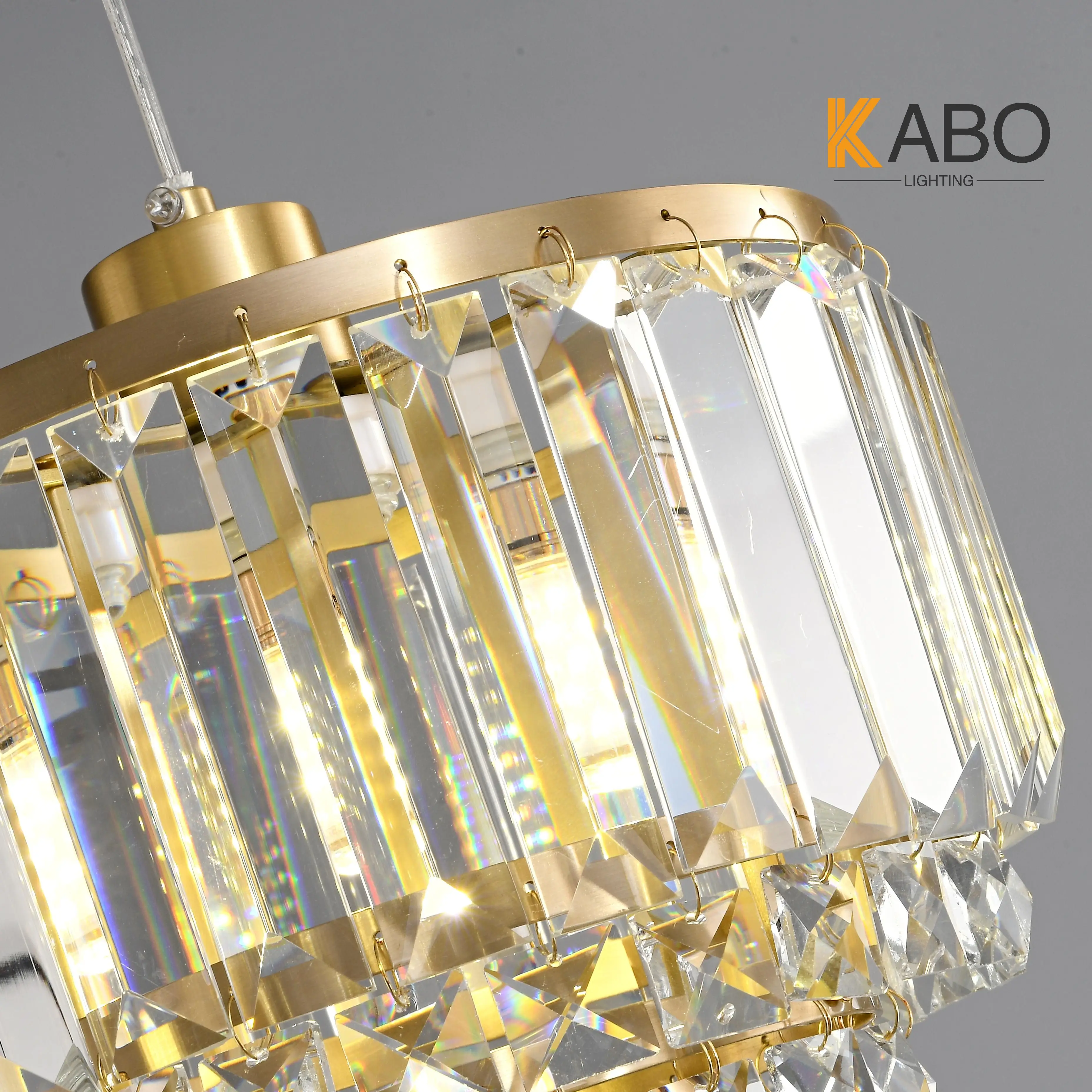 Современная Роскошная гостиничная подвесная люстра из латуни