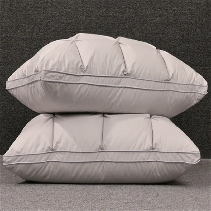 Custom Luxury 1600G Feather Pillow 5 Star Hilton Hotel Goose Down Pillow 95