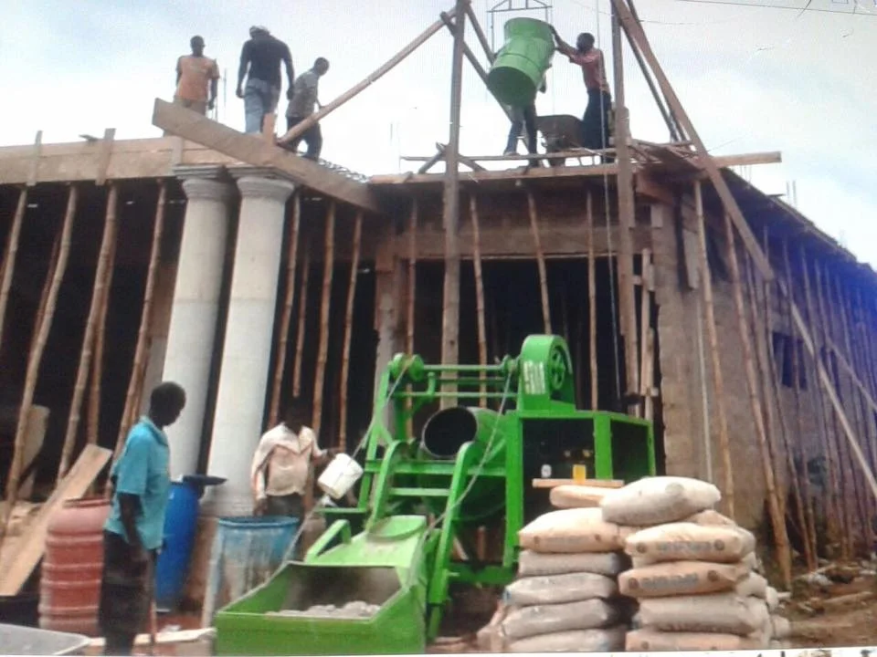 TMH500L Hoist lifting type concrete mixer