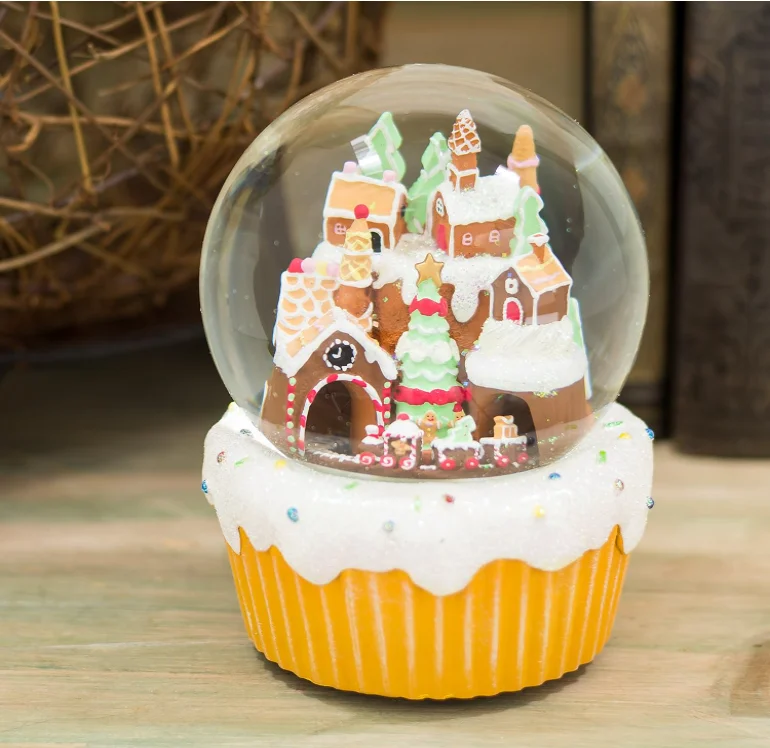 Custom Musical EmptyBall Glass Water Snow Globe Barcelona