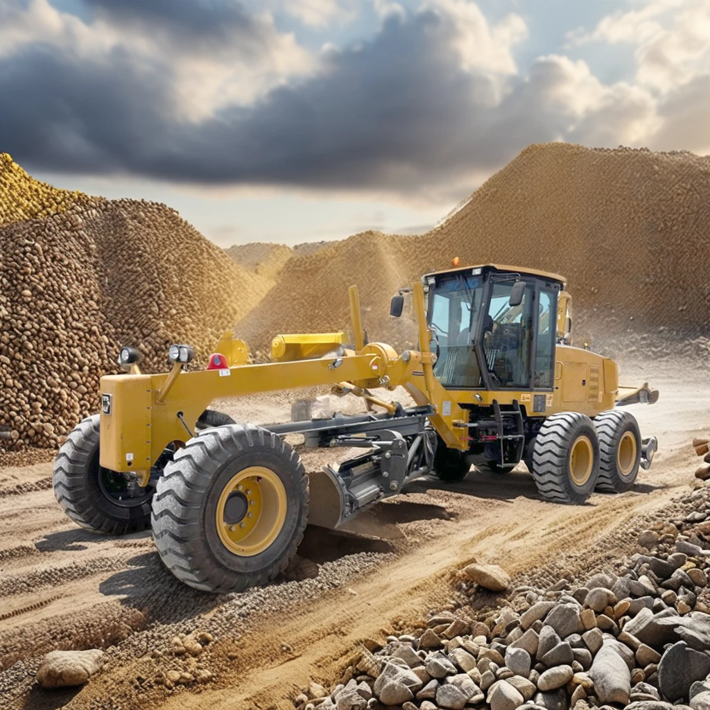 China quality Motor Grader 165HP GR165 Grader With Front Blade And Rear Ripper