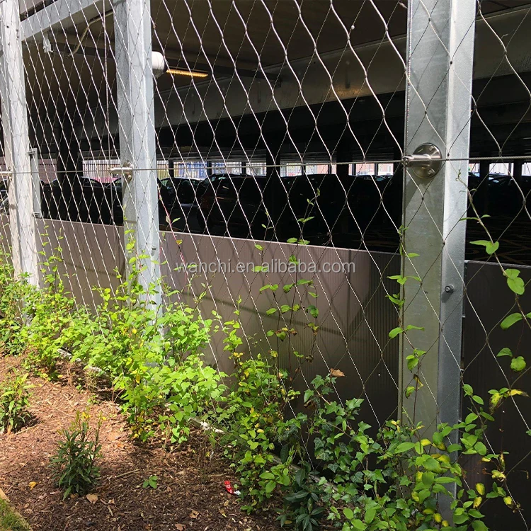 316 Гибкая проволочная сетка из нержавеющей стали для подъема растений зеленых стен простой стиль техника