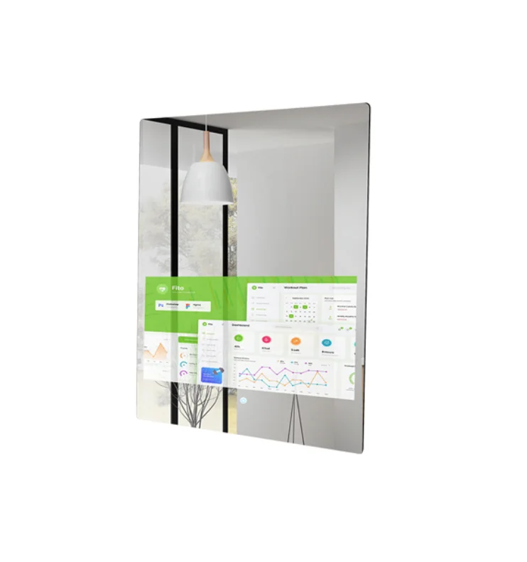 32 43 Inch LCD Touch Screen Interactive Exercise Mirror Yoga Sport Magic Mirror Display Gym Smart