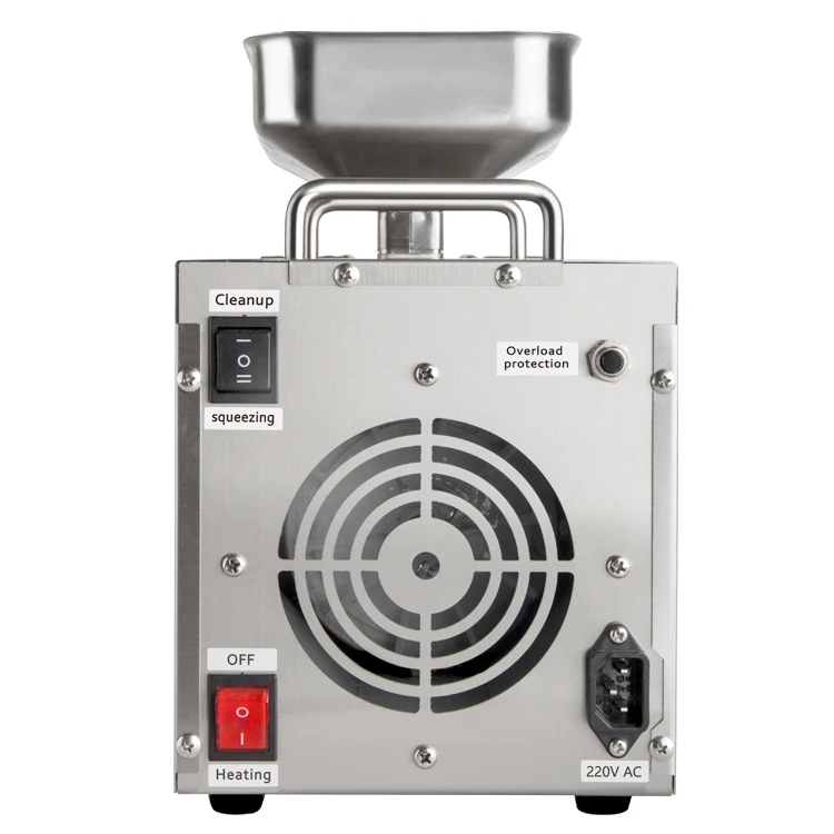 Mini Cold Oil Producing Machine Small Home use Peanut Soybean Sesame Sunflower Coconut Screw Oil Press Machine