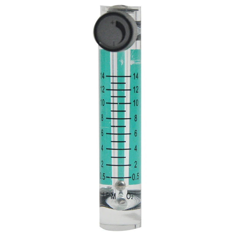 Darhor DFG-6T O2 hospital medical air regulator Acrylic Flow Meter with adjust valve