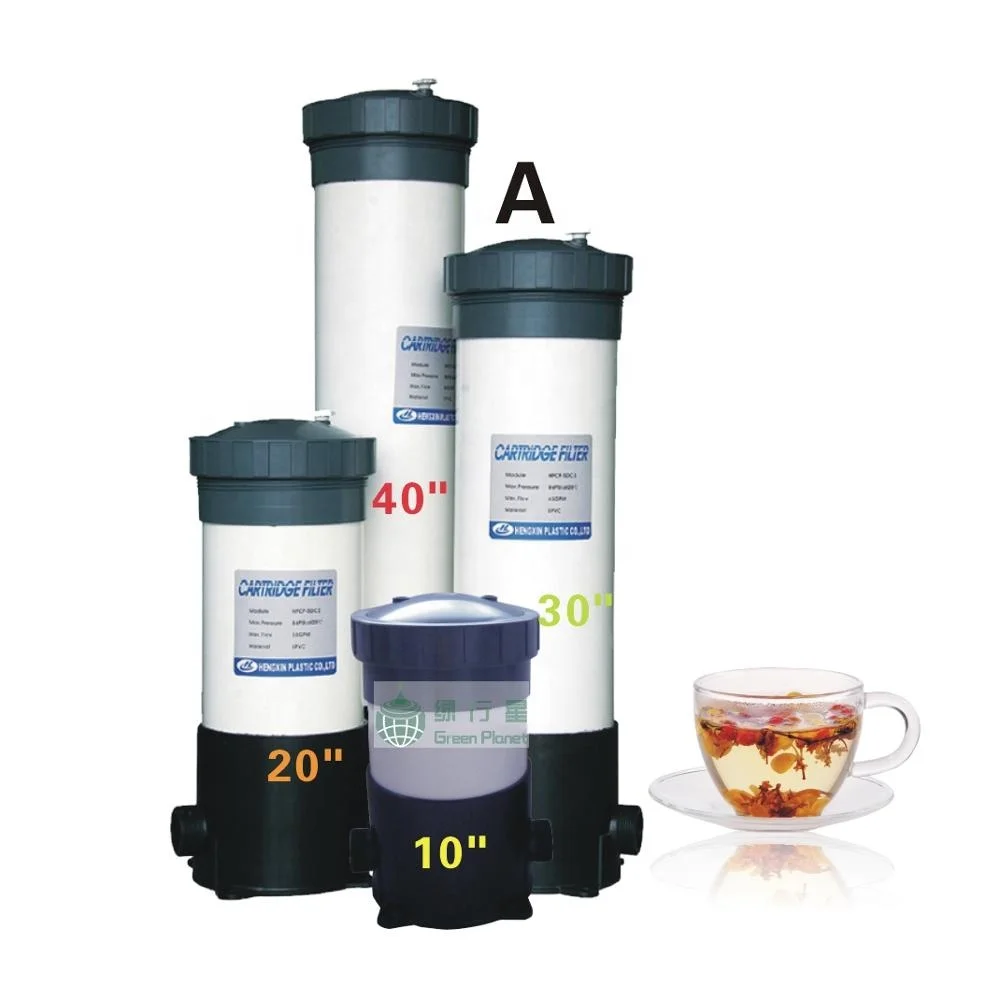 20 дюймов 5 сердечника пвх корпус фильтра/патрон тип корпуса для очистки воды
