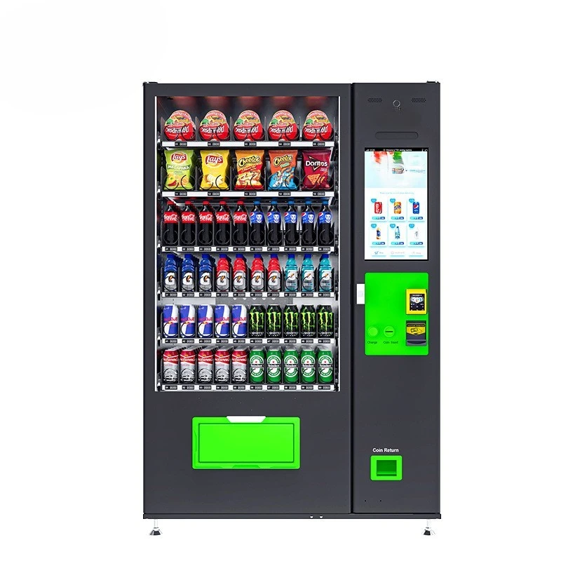 Custom 24 Hours Self-service Automated robot food vending machines smart food different types of vending machines