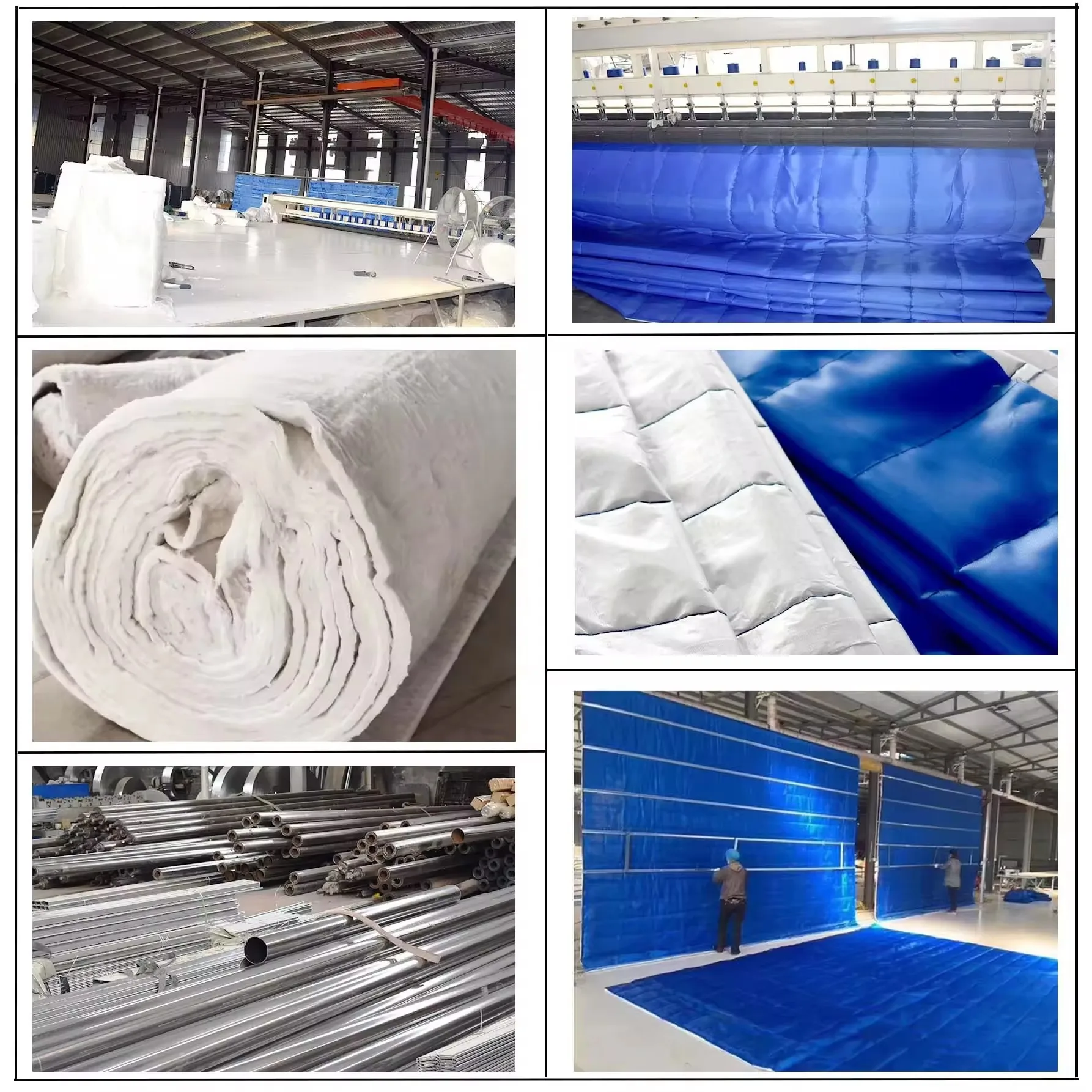 Industrial-Style Unfinished Surface Inorganic Cloth Fire Rolling Shutter Door Effective Large Shopping Basement Center Fire