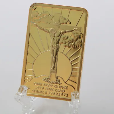 Wholesale 999 Pure Metals Brass 24K Souvenir Collection Gold Bullion