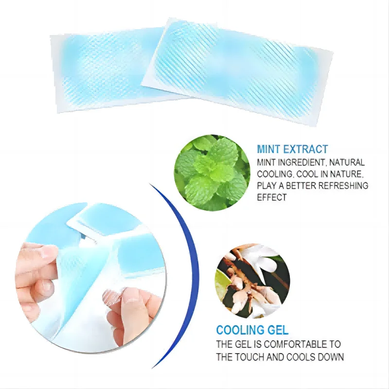 Bodyjoy Fever Reducing Cooling Gel Sheet Summer Hydrogel Cool Pads