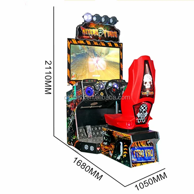 Dinibao 42 inch LCD Dirty Driving simulator racing car game machine for arcades game center