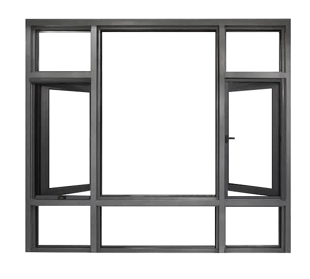Timestill single tempered glass huge aluminum glass windows simple design aluminum casement windows for house and apartments,
