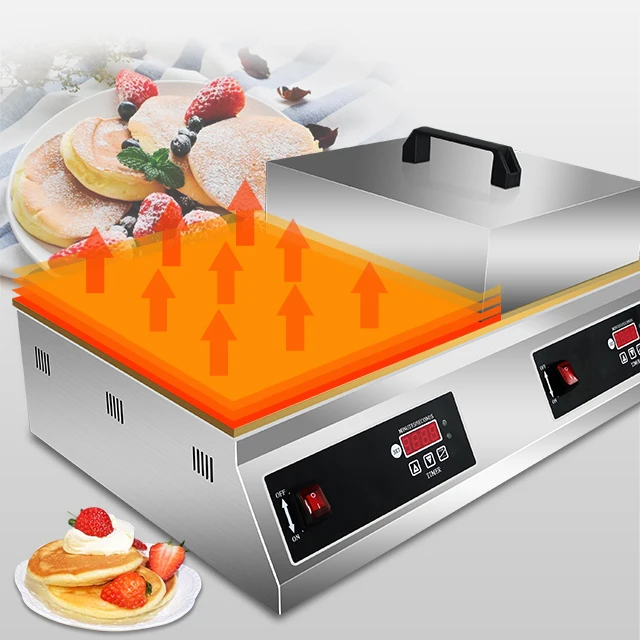 High Quality Stainless Steel Thickened Grill Countertop Griddle Gas Griddle Commercial
