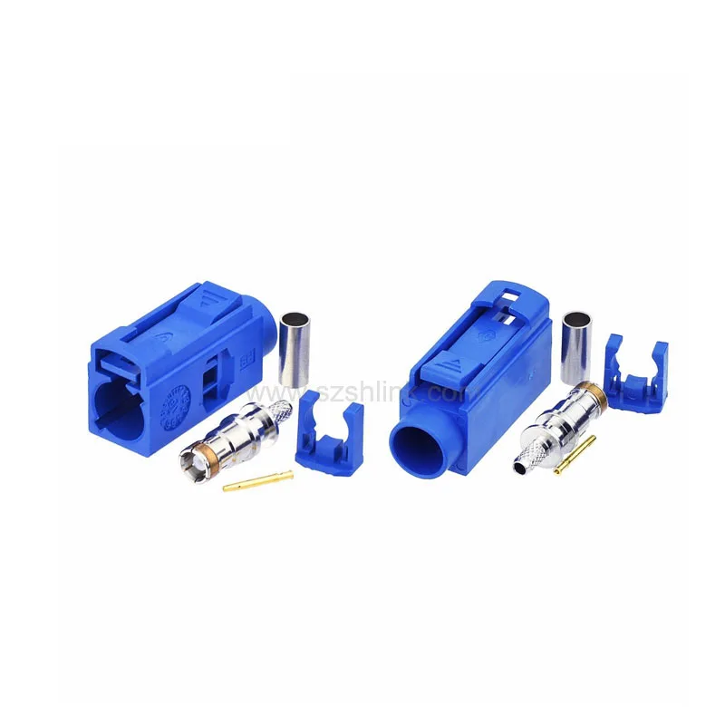 SH-Link C Type FAKRA Female Crimp Connectors for Automotive GSM