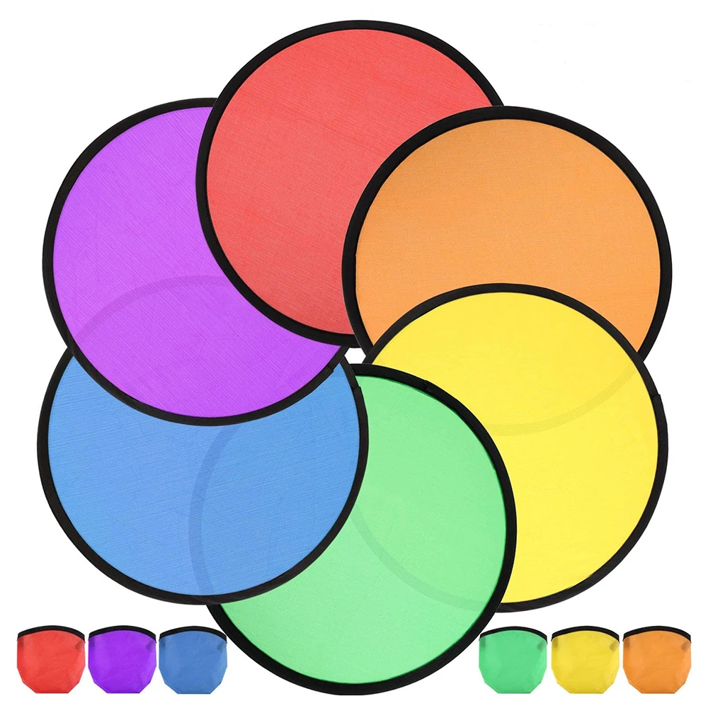 Folding soft Flying Disc for dog training and kids outdoor games Promotional Advertising