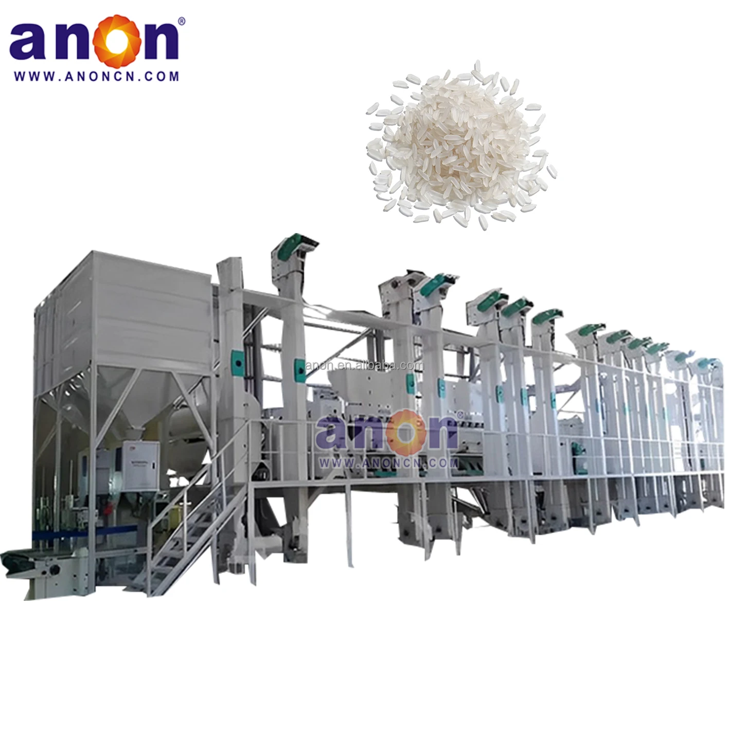 ANON 60-80 tpd cheap price farmers favorite products grain processing machinery rice mill machine in nigeria