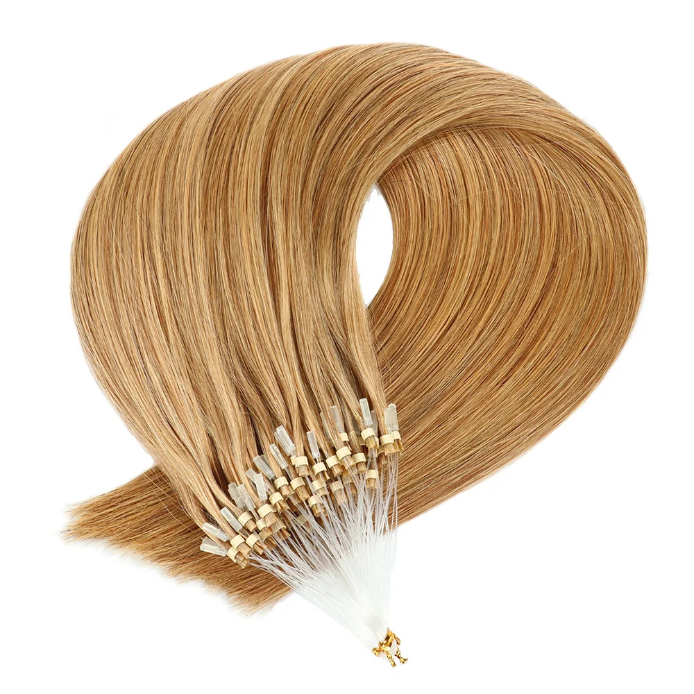 New arrival Straight Wholesale Human hair Micro Loop Ring Hair Extension
